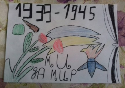 Виставка дитячих робіт " Пам'ятаємо минуле заради майбутнього"