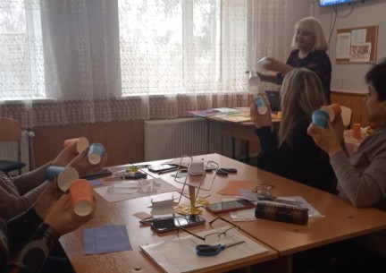 Майстер -клас керівника гуртка музичного мистецтва Довгань М.В. "Музичні прийоми – спосіб формування творчої особистості учня" для педпрацівників гімназії.