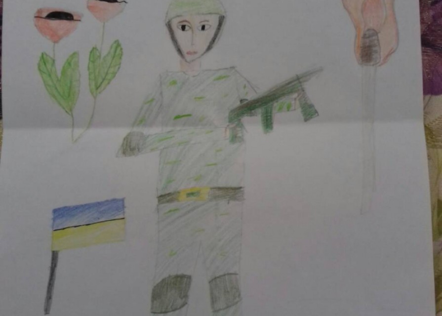 Виставка дитячих робіт " Пам'ятаємо минуле заради майбутнього"