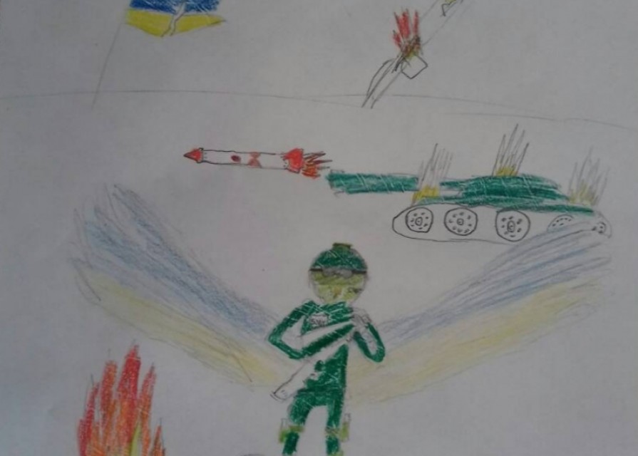 Виставка дитячих робіт " Пам'ятаємо минуле заради майбутнього"