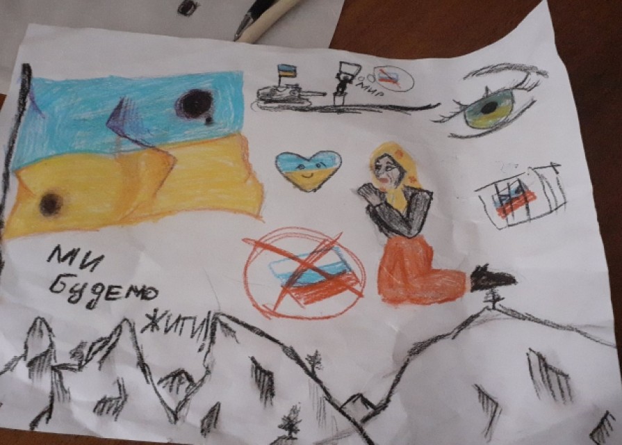 Діти України хочуть миру! Ні-війні! Роботи виконали учні 4 класу. Вчителі Семенчук В.А. та Ковтун Г.П.