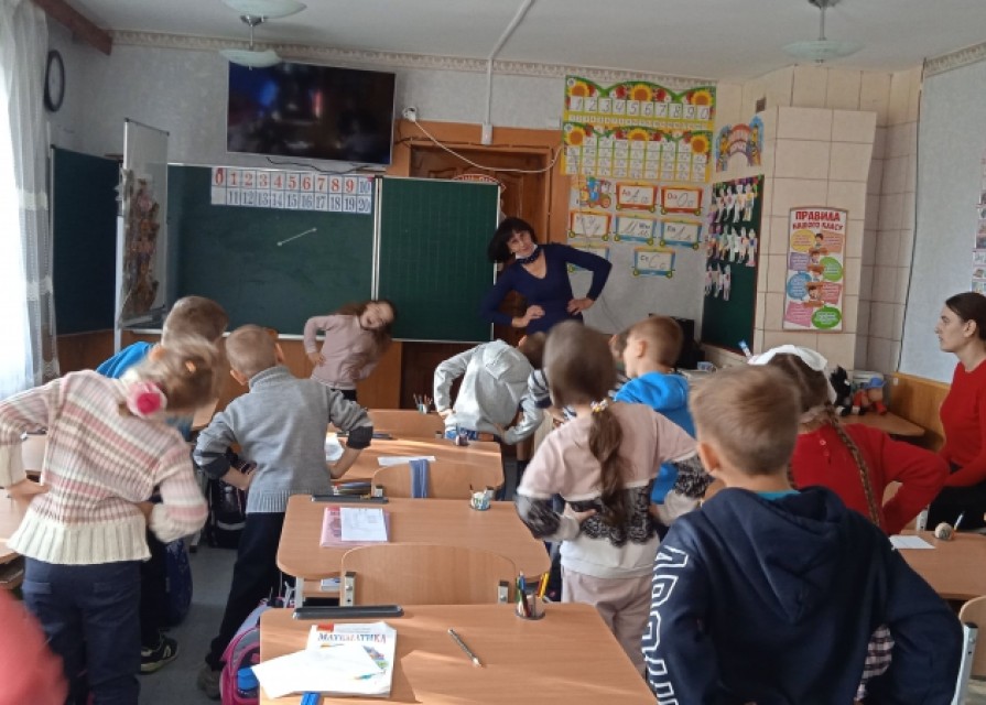 Вивчаємо математику у 1 класі (вчитель Шаблиста Н.П.)