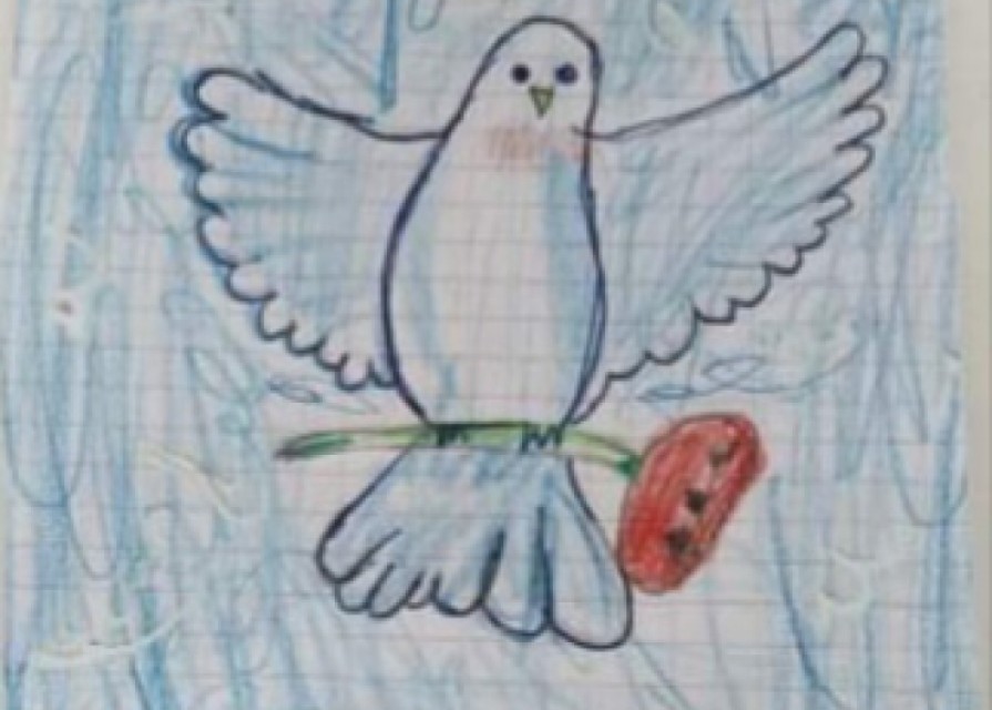 Діти України хочуть миру! Ні-війні! Роботи виконали учні 4 класу. Вчителі Семенчук В.А. та Ковтун Г.П.