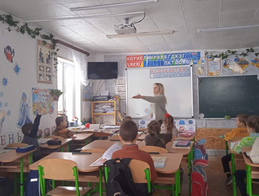 "How old are you?" Урок у 1 класі.