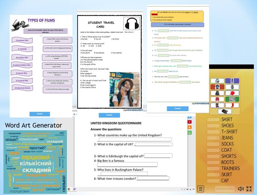 Дистанційні платформи та практики для учнів від вчителів гімназії