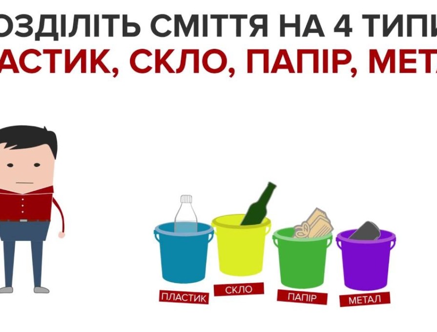 Сортуй сміття - врятуй життя!